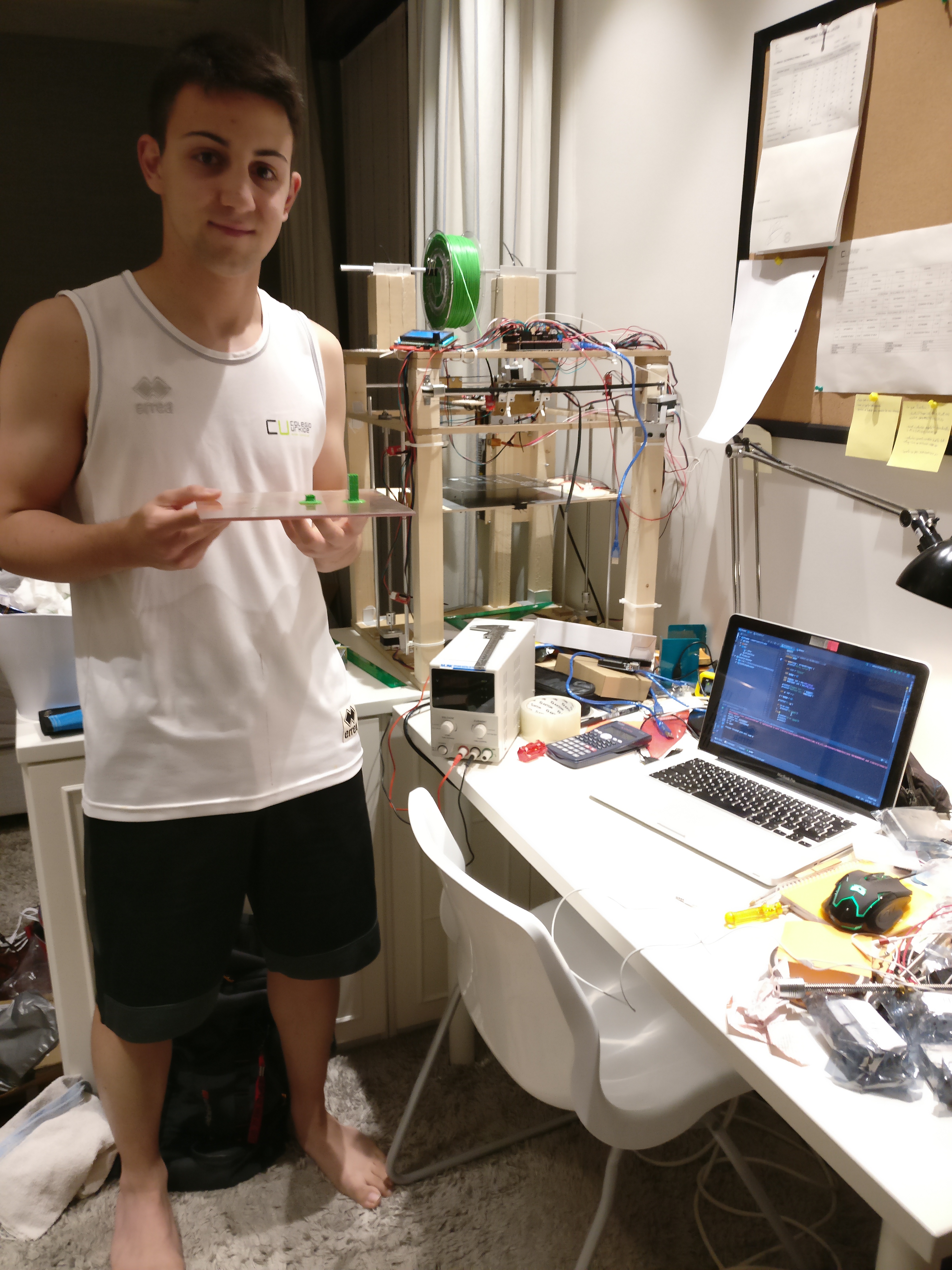 Me with the 3D printer